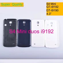10Pcs/lot For Samsung Galaxy S4 mini duos GT-i9192 i9190 i9195 Housing Battery Cover Back Cover Case Rear Door Chassis Shell 10Pcs/lot For Samsung Galaxy S4 mini duos GT-i9192 i9190 i9195 Housing Battery Cover Back Cover Case Rear Door Chassis Shell