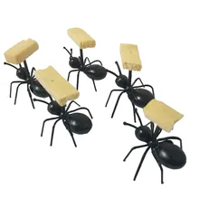 Fourchettes à Dessert en plastique fourmi 12 pièces/ensemble Mini fourmi fourchette à fruits couverts fourchettes à gâteaux, ustensiles de table pour décoration de fête