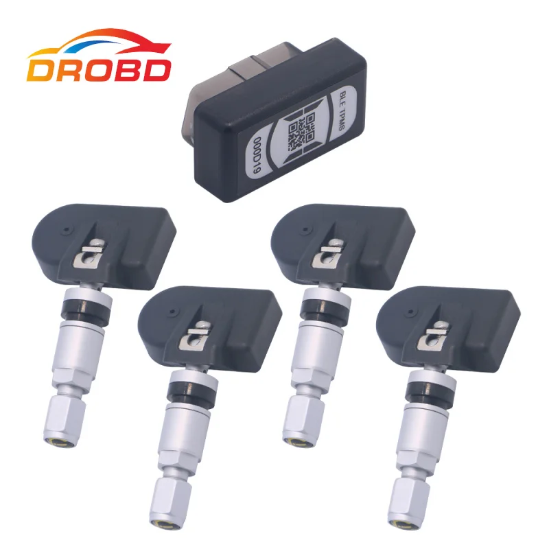 

Smart Car TPMS VC601 Bluetooth 4.0 Power TPMS TirePressure Monitoring System with LCD Display and Phone App Monitoring 4 Sensors