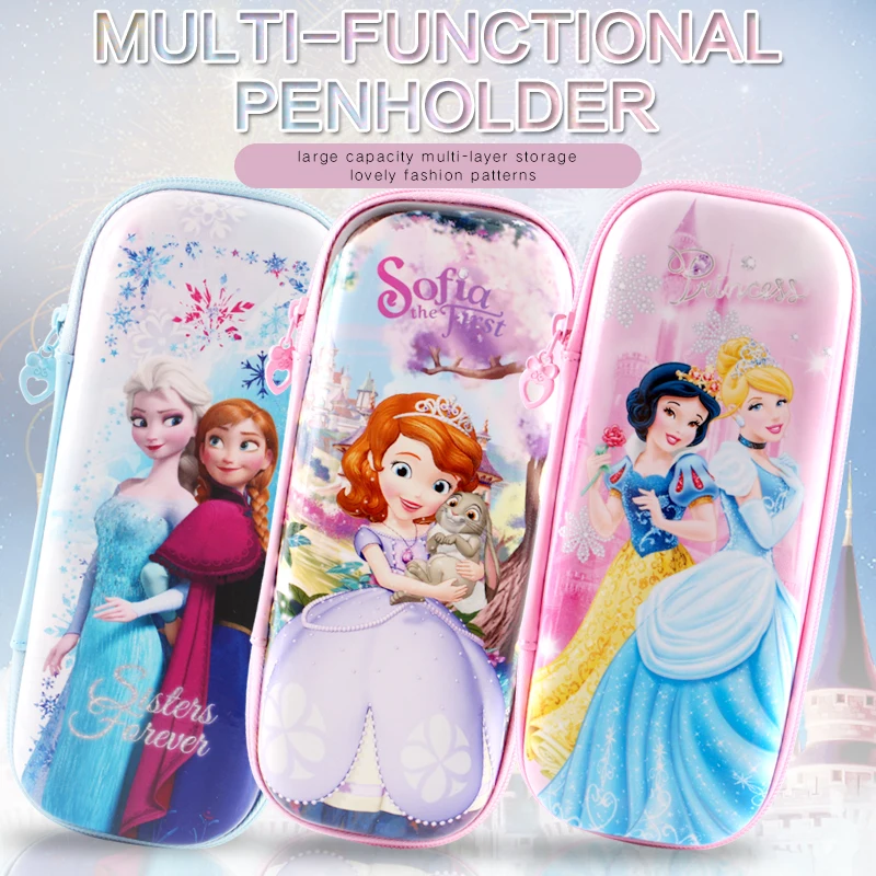 Disney Ice and Snow Margin София милый пенал для ручек канцелярский чехол хранения