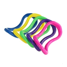 Без упаковки) кольцо для йоги пилатеса Тренировка Стрейч Расслабление кольцо домашний тренажерный зал Йога Фитнес упражнения