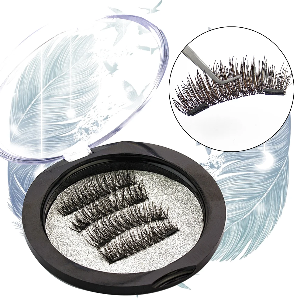 Permanent Eyelash 2 Styles Material Eyelashes 4 Pieces