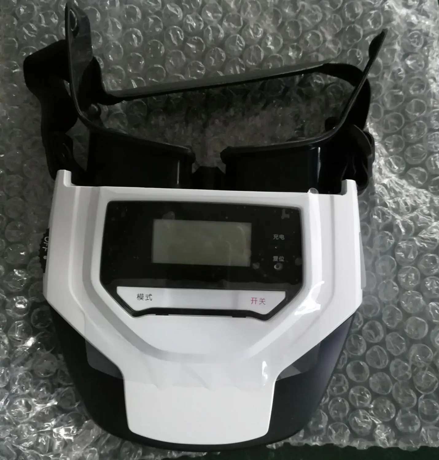 Поколение II встроенный аккумулятор 3D Визуальный тренировка акупунктурный лазер голубой глаз Массажер Расслабляющий массажер - Цвет: Черный
