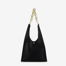 Модные женские сумки, Большая вместительная сумка из искусственной кожи, Женская Повседневная сумка с цепочкой, роскошные сумки через плечо для женщин