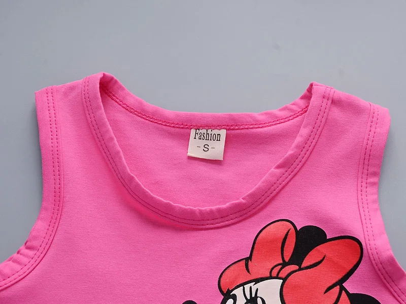 Summer Baby Cotton Vest Shorts 2Pcs/Sets Toddlers Clothing Sets Children Boys Girls Brand Sport Suits Kdis Cartoon Tracksuits