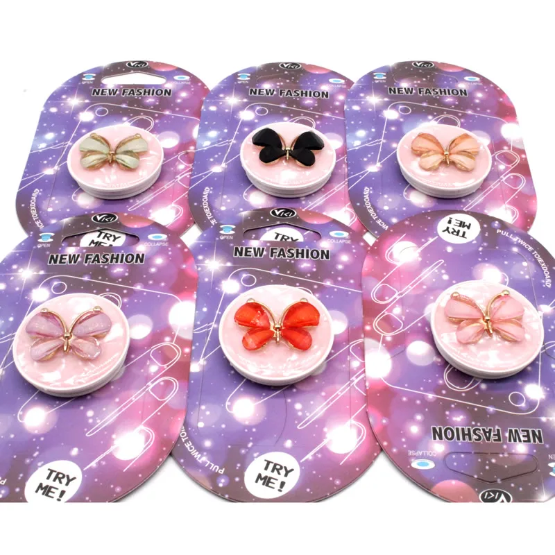 

Holder For Mobile Phone Butterfly Pattern Phone Grip Lazy Expanding Phone Holder For iphone Samsung Xiaomi Huawei