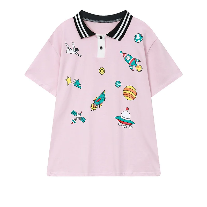 

Spaceship Printed ABDL T-shirt For Big Girl