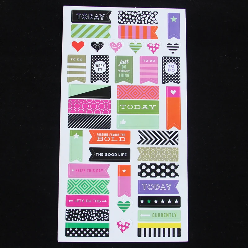 ZFPARTY сегодня самоклеющиеся бумажные наклейки для скрапбукинга/поделок/Декор с помощью открыток
