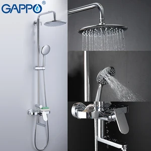 Image 5 - GAPPO grifos de ducha Grifo de ducha de baño, mezclador de ducha de baño, juegos de ducha de lluvia, grifos mezcladores de baño de cascada