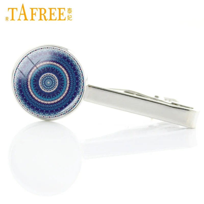TAFREE 2017 Горячая Распродажа Хиппи Мандала Зажимы для галстука популярный богемный