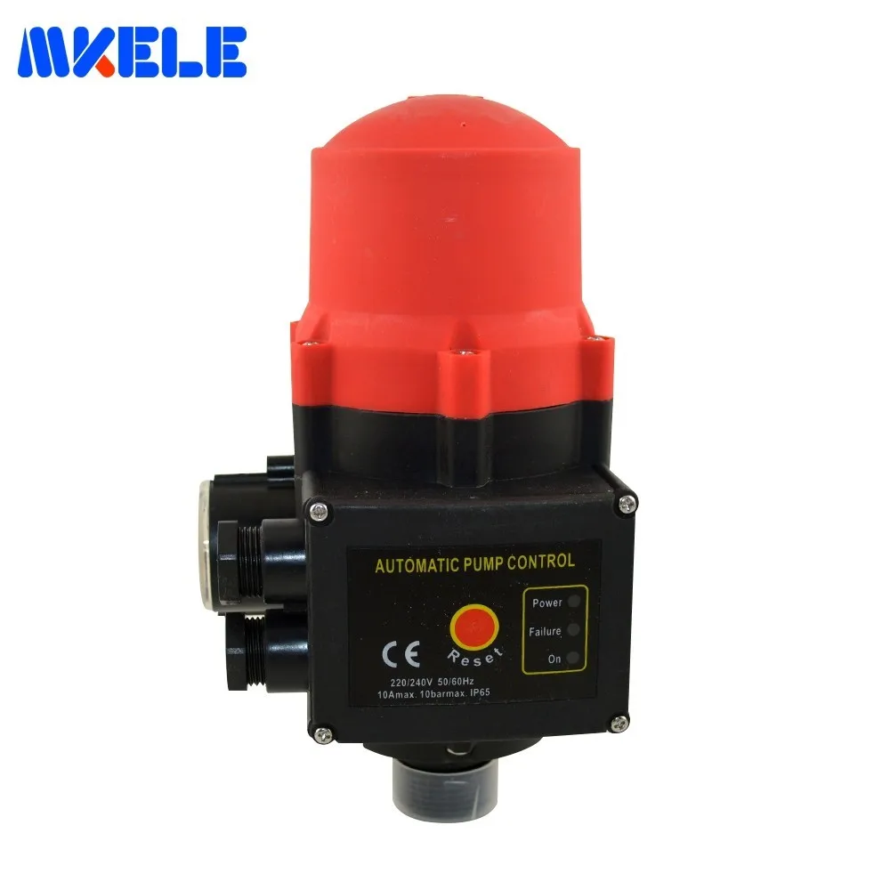 

Automatic Adjustable Water Pressure Switch Pump Connection Electronic Electric Thread G1" IP65 MK-WPPS10 From Makerele