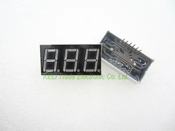

10 PCS LD-5361AG 3 Digit 0.56" GREEN 7 SEGMENT LED DISPLAY COMMON CATHODE
