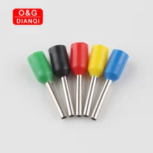 VE1008 20/50/100/500/1000 шт. обжимной терминал VE1008 предусилитель изолирующий контакт наконечник для проводов для AWG18 провода(China)