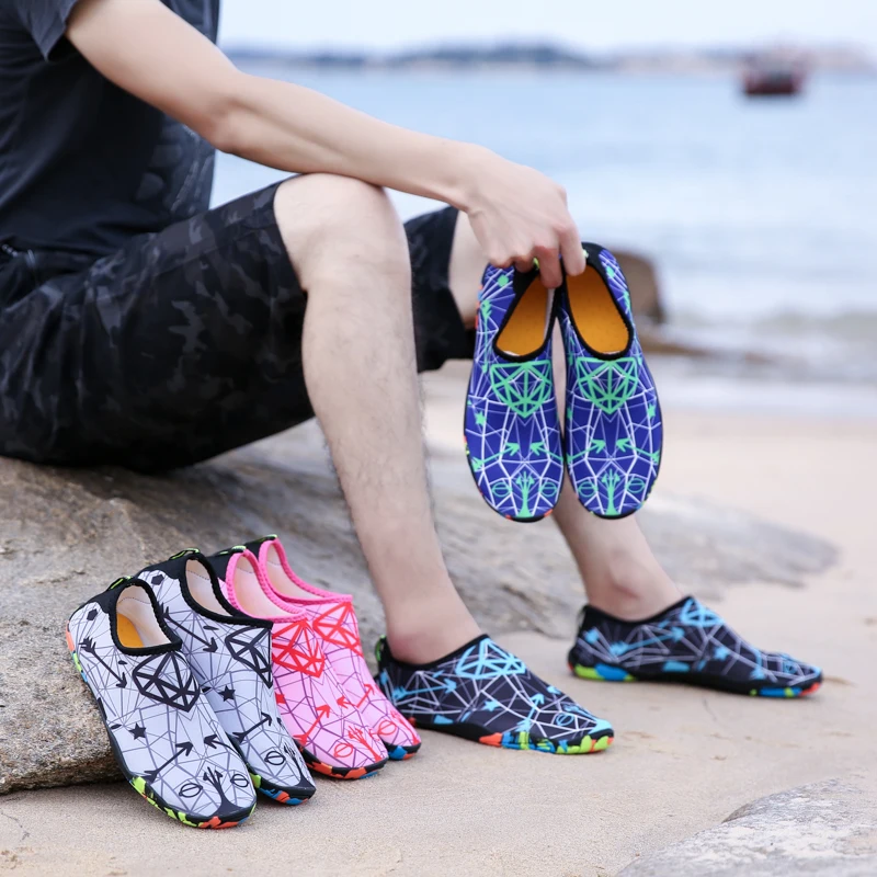 DR.EAGLE Aqua Shoes для воды летние кроссовки моря мужские пляжные слиперы обувь взрослых