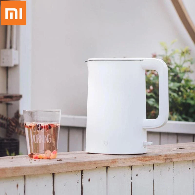 Günstig Original Xiaomi Mijia 1.5L Wasser Wasserkocher Handheld Instant Heizung Elektrische Wasserkocher Auto Power off Schutz Verdrahtete Wasserkocher