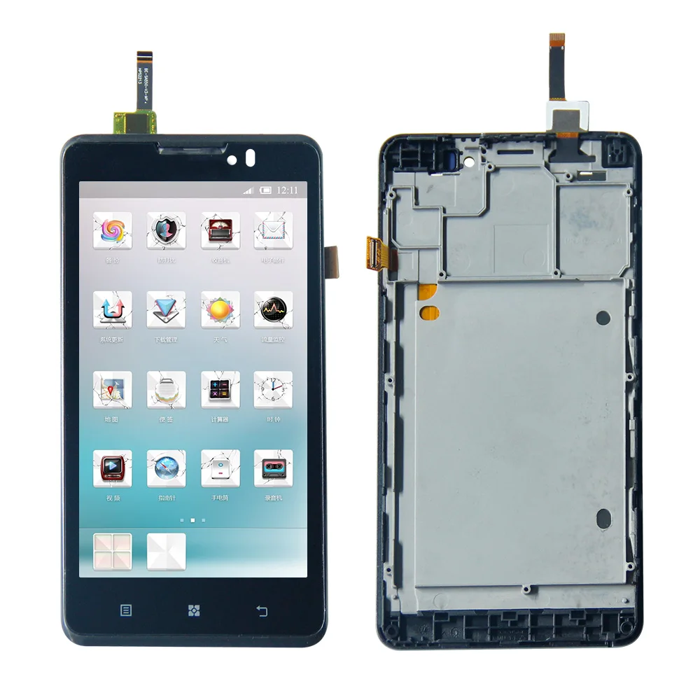

For Lenovo P780 LCD Display Touch Panel Screen Digitizer Assembly with Frame +Tools
