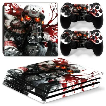 

free drop shipping simple design for ps4 pro console and two controller skin sticker #TN-P4Pro-0172