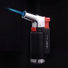  2019 New  Spray Gun Jet Butane Cigar Lighter Gas Cigarette 1300 C Windproof Lighter Torch Turbo Lighter No Gas