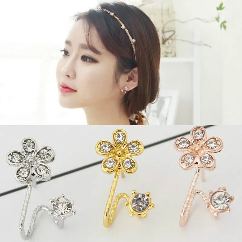 Korean Earrings Fashion Jewelry Imitation Exquisite Flowers Earring For