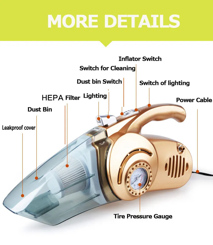 Vacuum Cleaner with inflator pump (13)
