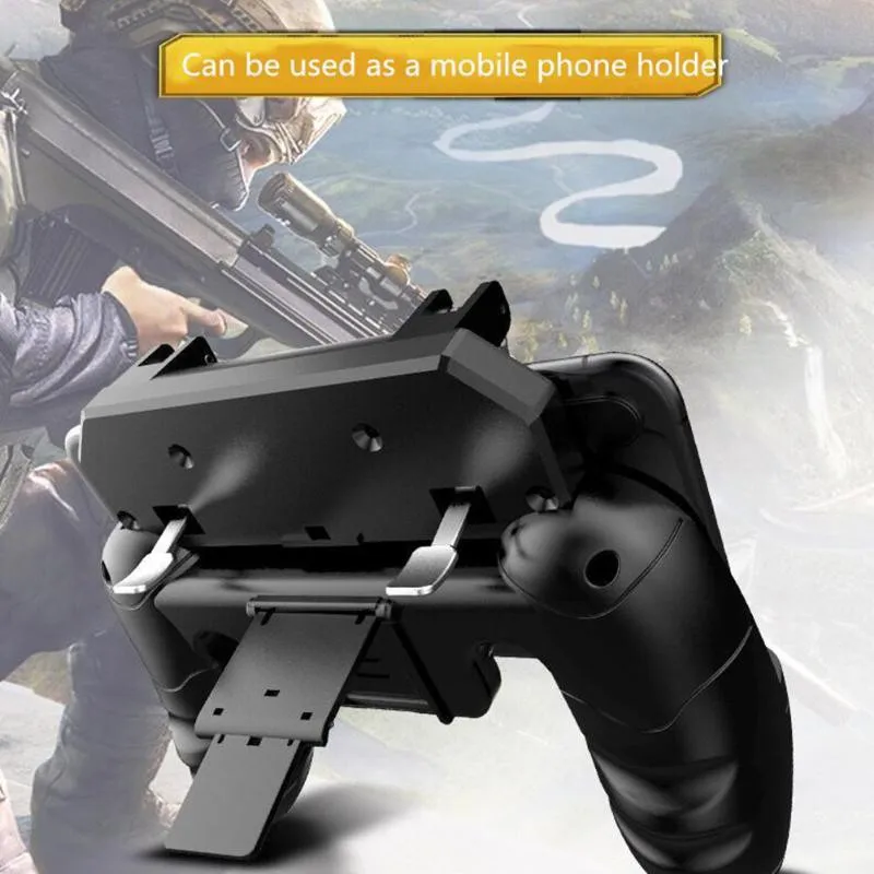  K11 Folding Mobile Phone Gamepad Handle Joystick Stand Holder 90 Degrees Rotating For Android iOS P