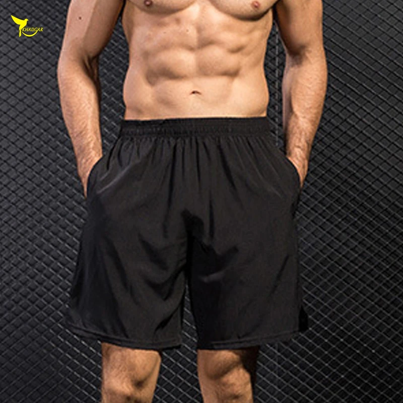 

2019 Summer Men's Quick Dry Running Shorts Men Base Layer Polyester Jogging Shorts Breathable Sport Clothing Gym Fitness Shorts