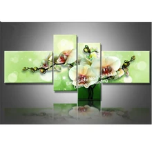 Diamant Stickerei 5D DIY Diamant Malerei 4 STÜCKE Grün Calla Blume Diamant Malerei Kreuzstich Strass Mosaic RS206