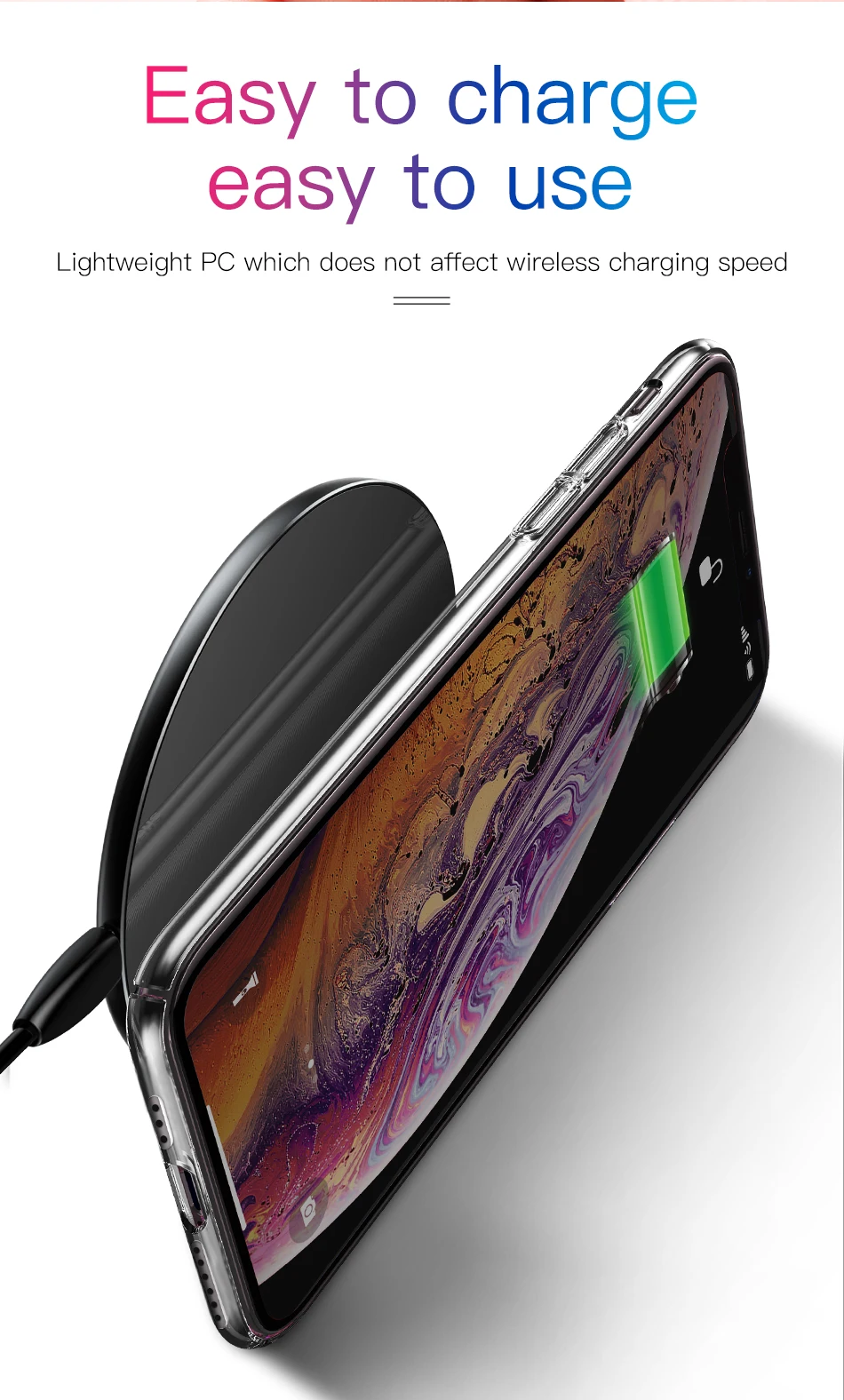 Роскошный чехол Baseus Aurora для iPhone Xs XR Xs Max, градиентный жесткий пластиковый защитный чехол для iPhone Xs, задняя крышка для телефона