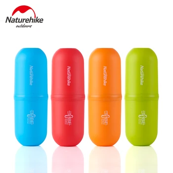 

Naturehike Travel Toiletry Bottle 4 In 1 Toothbrush Toothpaste Wash Cup Storage Box Tourism 4 Colors