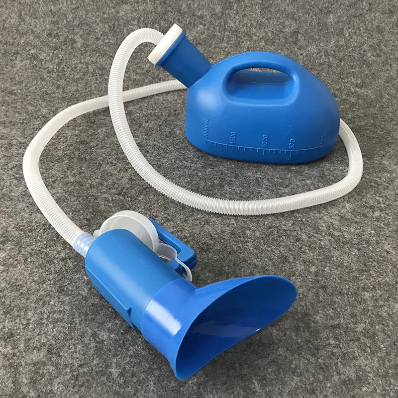 1.6 meter tube male/female urinal 2000ml urine pot bed patient urinary care
