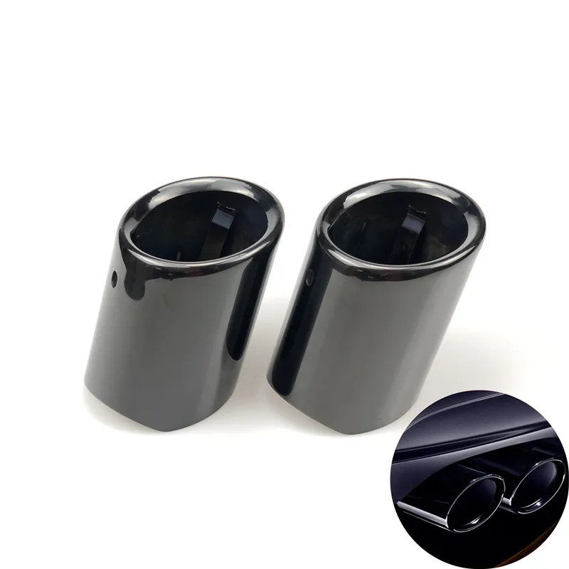 

Car styling Auto Exhaust Pipes Twin Tail Rear Pipe Exhaust System case For BMW 5-Series F10 F07 F11 F18 520li 523li 525li 528li