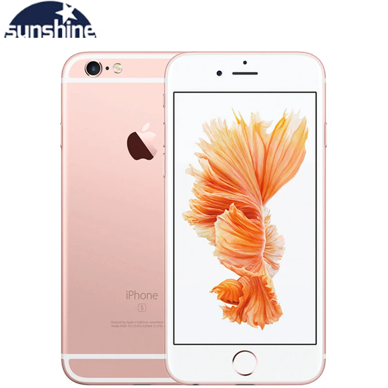 Смартфон Apple iPhone 6S Plus двухъядерный мобильный телефон 5,5 ''12.0MP 2G ram 16/64/128G rom LTE мобильный телефон