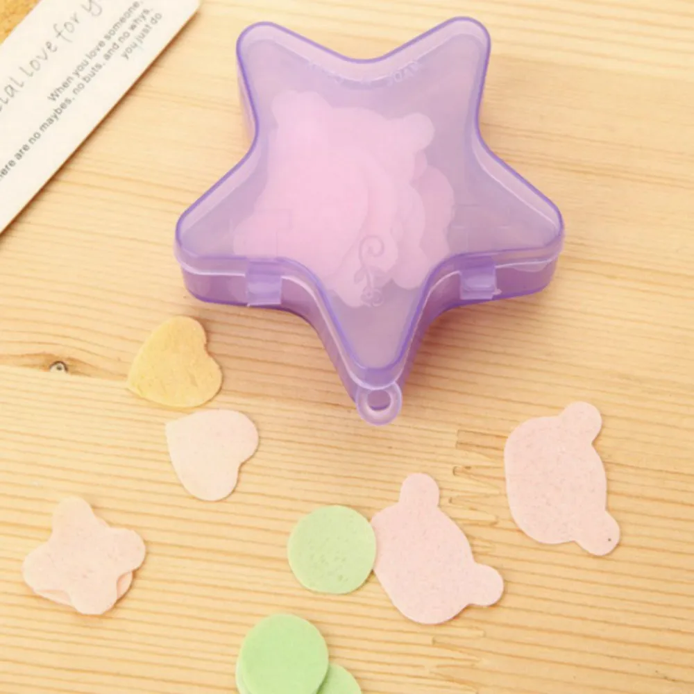 

New 1PC Home Convenient Washing Hand Bath Travel Scented Slice Sheets Foaming Box Paper Soap
