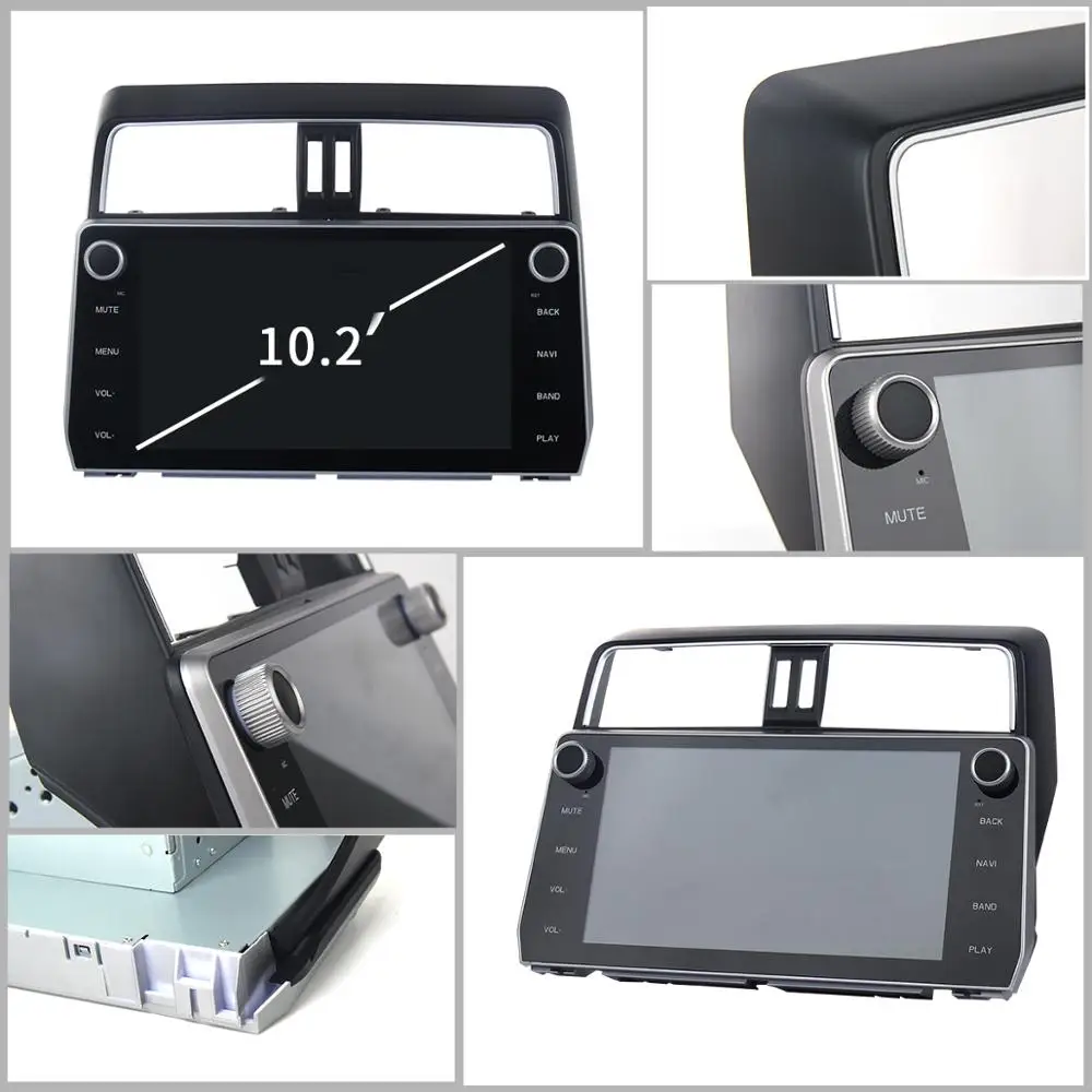 Perfect Android 9.0 Car Radio for Toyota New Prado 2018 Stereo GPS Navigation with 32G ROM 4G RAM Bluetooth 16