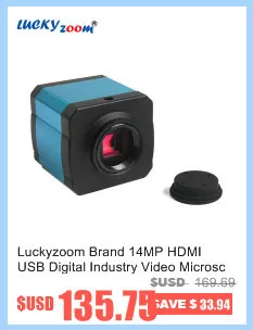 Luckyzoom бренд 14MP HDMI USB цифровой промышленный видео микроскоп HD камера для Microscopio