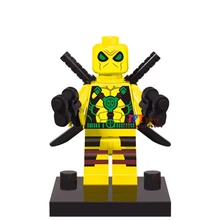 50 шт. супергерой Дэдпул Уэйд строительные блоки, друзья для мальчика Дети игрушки brinquedos menina