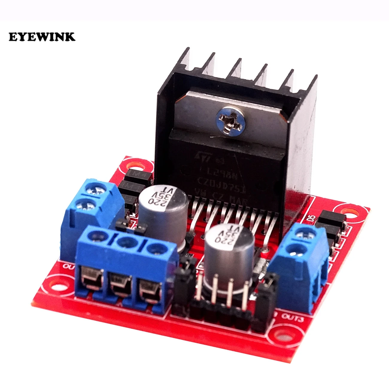 

50PCS L298N motor driver board module L298 stepper motor smart car robot