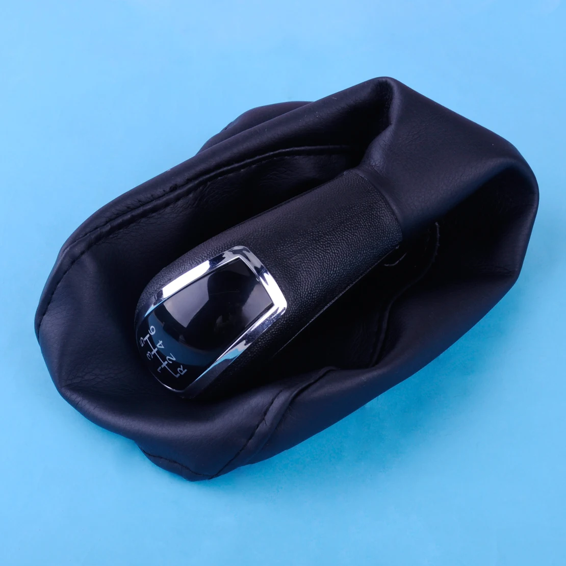 

beler 6 Speed Car Stick Gear Shift Knob with Gaitor Boot Cover Fit for Mercedes Benz C-Class W203 S203 Manual Models
