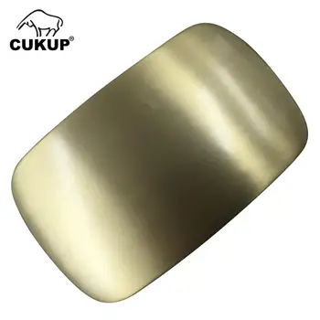 

CUKUP New Men Geometric Ellipse Pattern Brass Belt Buckle 3.8cm Smooth Style Fashion Youth Wind Belt Buckle Wholesale BRK013