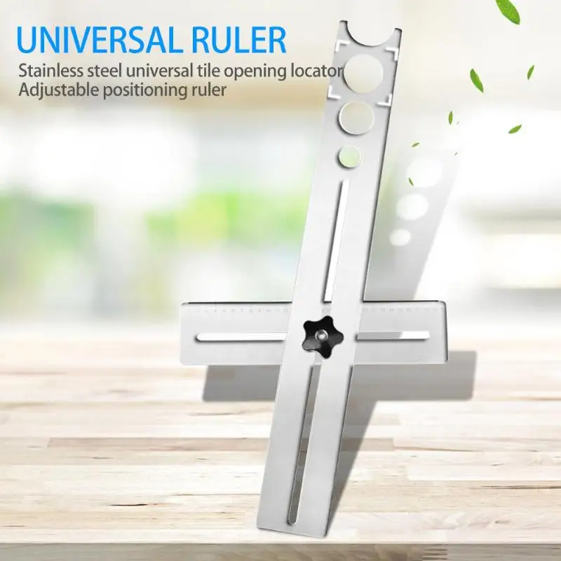 

1Pc Tile Hole Locator Universal Glass Tile Wall Marking Machine Punch Positioner Adjustable The Hole Multi-Fonction Fixing Tool
