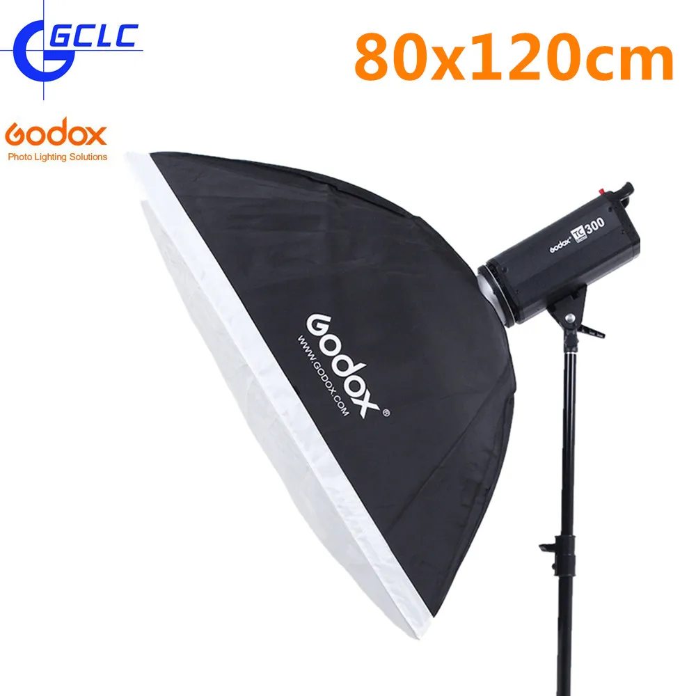 Godox SB-BW 80x120 cm 31.5 "x 47" Speedlite Studio Strobe Flash Photo Reflecterende Softbox Diffuser voor Bowens Mount