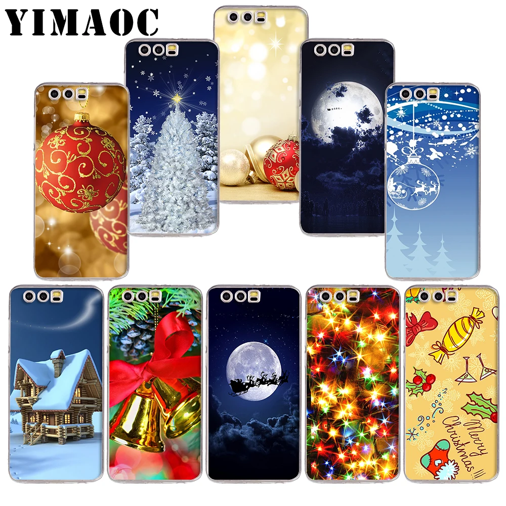 

YIMAOC 232z New Year Christmas Soft TPU Case for Huawei Honor 10 9 lite 7A Pro 7C 7X 8X Nove 3 3i