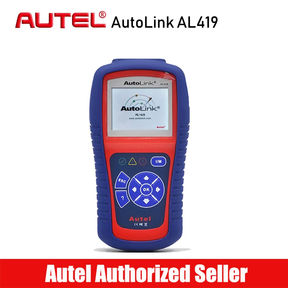 Autel Autolink AL419 OBD2 EOBD CAN Car Code Reader Auto Diagnostic Tool Portable Fault Code Scanner Turn Off Check Engine Light Autel Autolink AL419 OBD2 EOBD CAN Car Code Reader Auto Diagnostic Tool Portable Fault Code Scanner Turn Off Check Engine Light