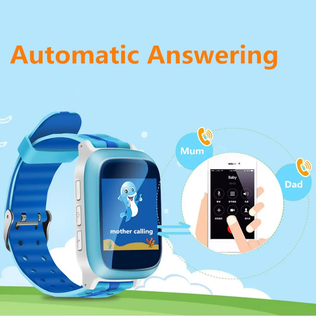 

Q85 Anti Lost Children GPS Tracker SOS Locator Smart Watches Call Finder Kid Safe Smart Bracelet Clock Phone Call Wristwatches