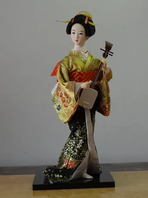 30 см Статуэтка из смолы, Этнические куклы "японские гейши", кимоно, куклы Belle Girl Lady, коллекция для украшения дома, миниатюрные статуэтки