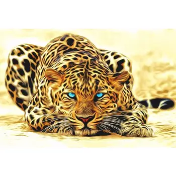 

2323 Stalking Leopard - DIY Paint By Numbers