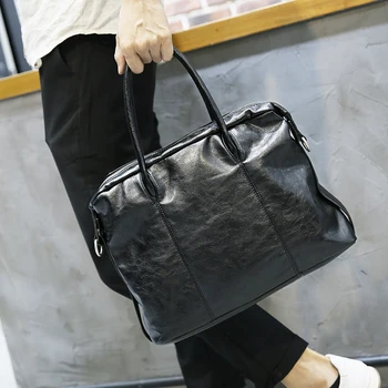 

Xiao.p Brand Men Bag pu Leather Men's Handbags High Quality Business Briefcase Laptop Bag Leisure Messenger Bag