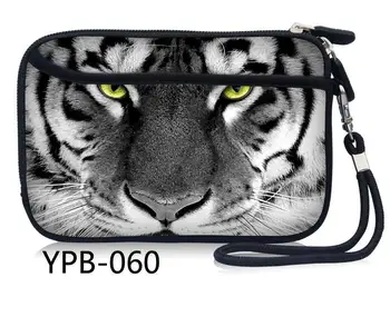 

Tiger Head Soft Carry Case Cover Pouch for 2.5 inch Power Bank HDD Hard Disk Drive Protect Protector Bag Enclosure Case