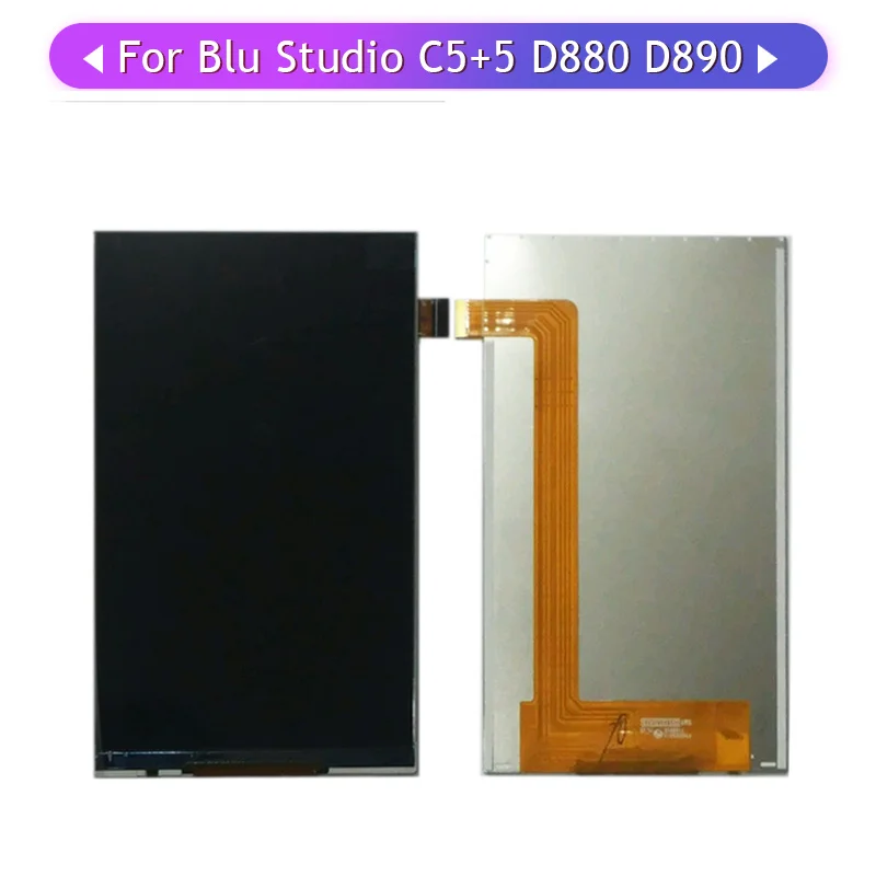 

For Blu Studio C 5+5 D880 D890 D890L D890U LCD Display only Glass Digitizer screen replacement For Blu D880 D890 single LCD