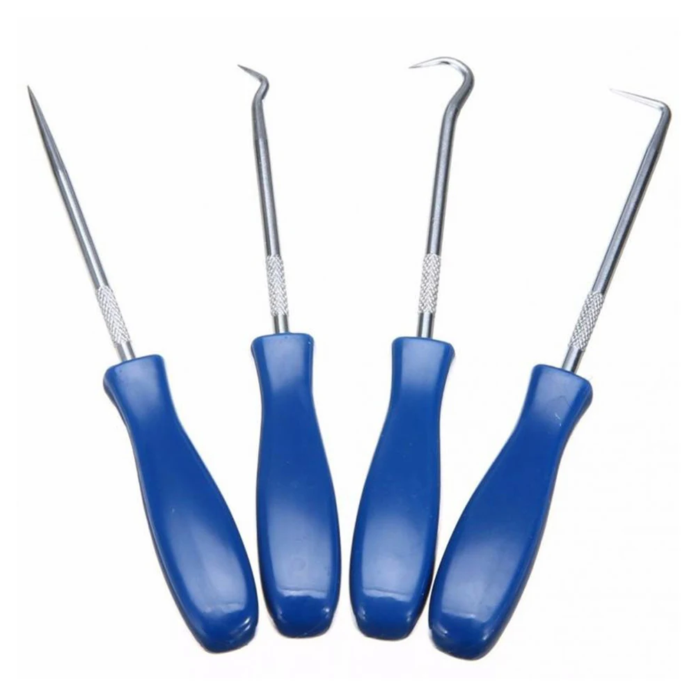 

4pcs Auto Car Pick and Hook Set O Ring Oil Seal Gasket Puller Remover Craft Hand Tool Car Remover Tool Set